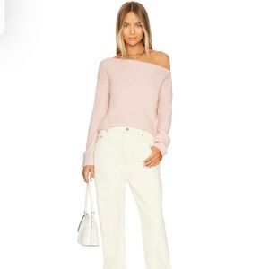 Treasure & Bond off the Shoulder Sweater Nordstrom Woman’s Size L  Pink Smoke